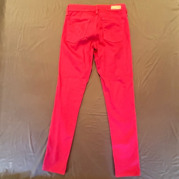 AG Hot Pink Le Legging Ankle Skinny Jeans Size 25 MSRP $228 - Picture 3 of 10